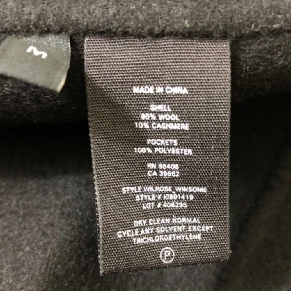 NWOT $795 Theory Double Faced Wool Cashmere Wilrose Winsome Coat Hood NO BELT - Picture 2 of 3